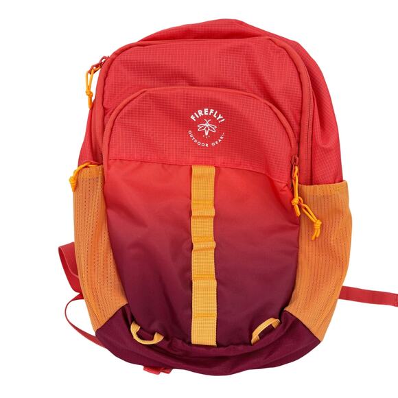 Firefly Outdoor Gear Backpack Gradient Orange Red Lightweight Camping School - Picture 1 of 8